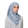Majestica Printed Square in Madeline Blue